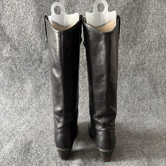 Frye Size 6B Jackie Tall Riding Stackheel Boots Brown New | eBay FRYE Jackie Tall Oiled Leather Boots 6B  Knee High Block Heel Round Toe Solid